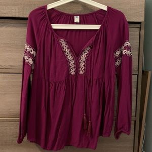 Purple Old Navy Blouse